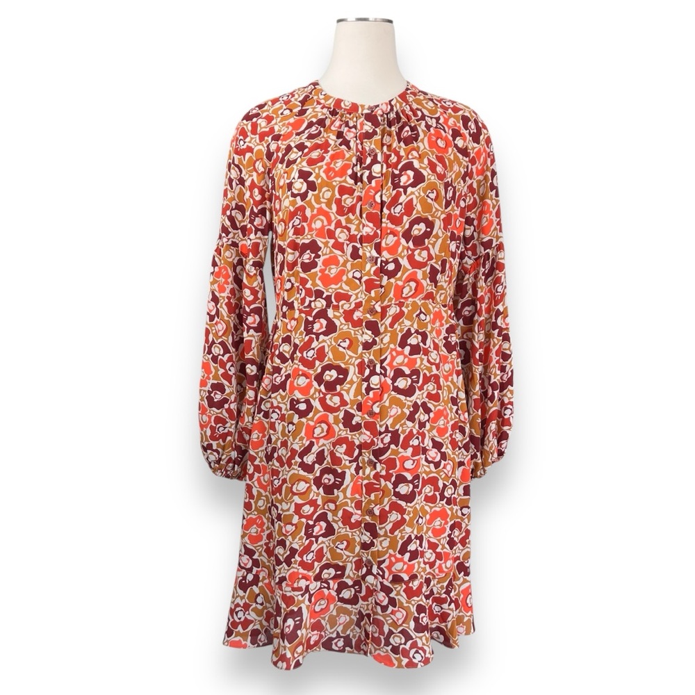 Cabi Daydream A-line Autumnal Floral Dress
